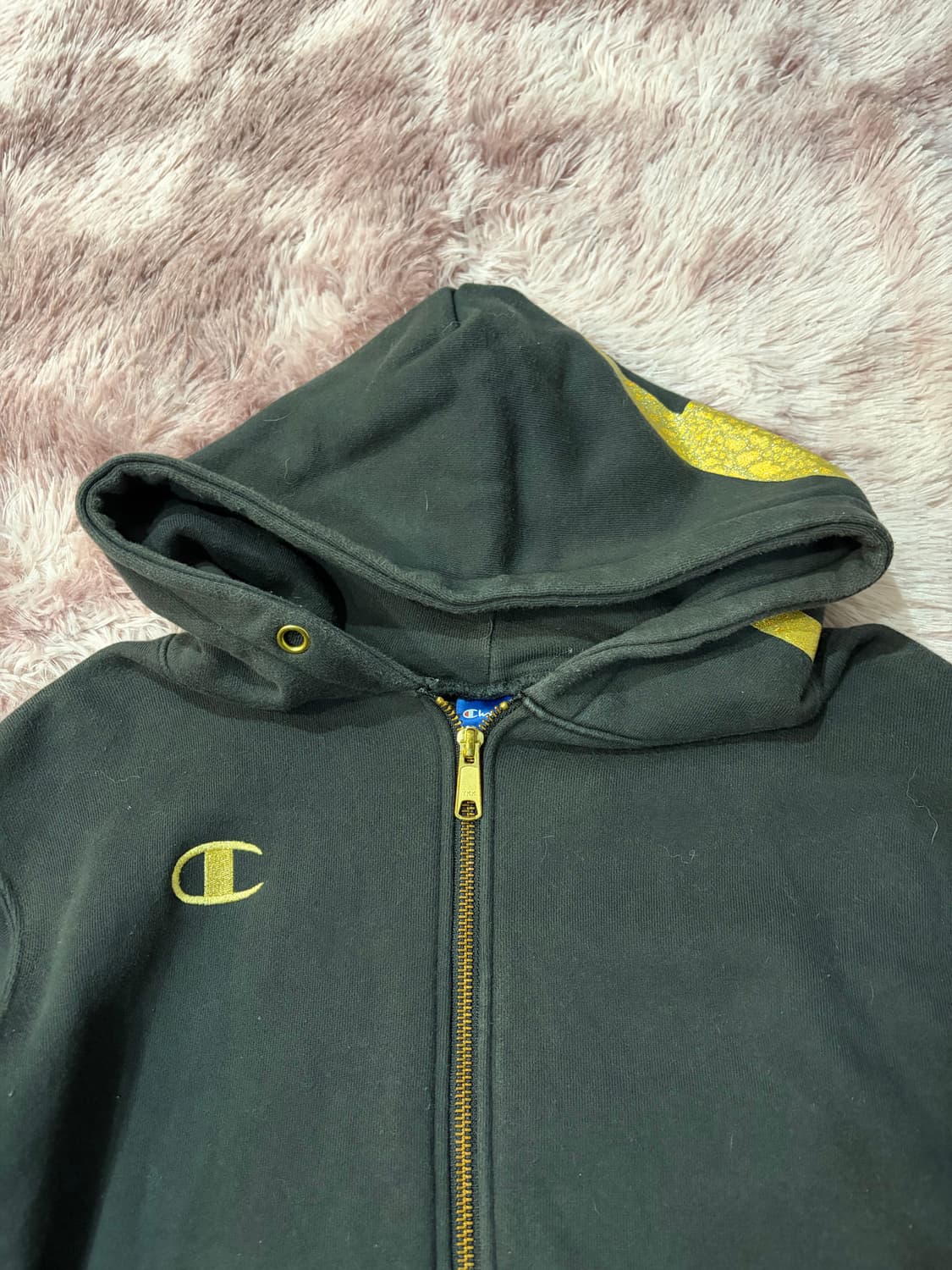 챔피온 금장 레터링 후드집업 상품이미지9