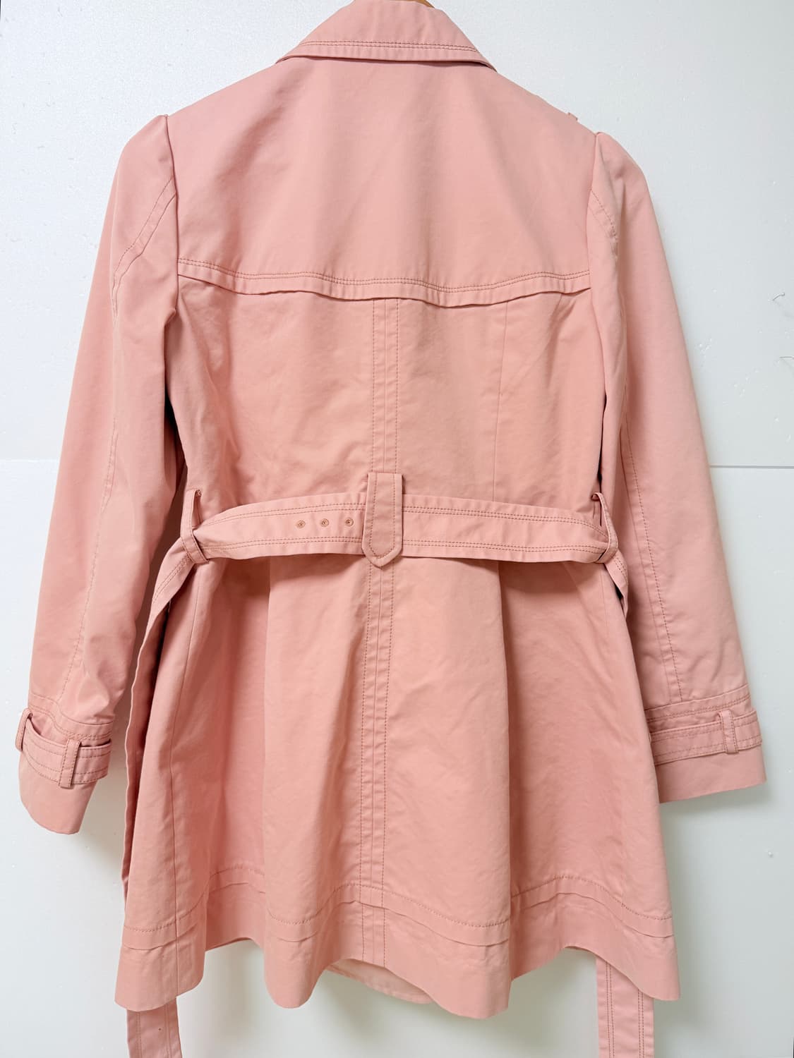 CLOVIS 핑크 트렌치 코트 여성 55 봄코트 상품이미지5