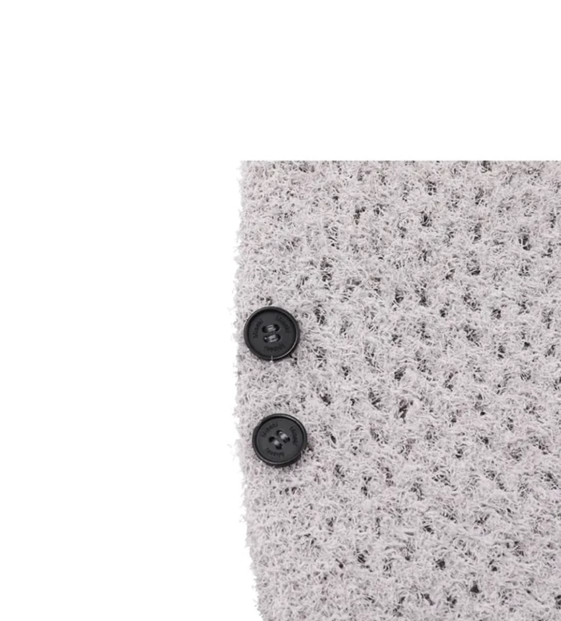 Miseki Seoul 미세키서울 후디 니트 바라클라바 (그레이) 상품이미지3