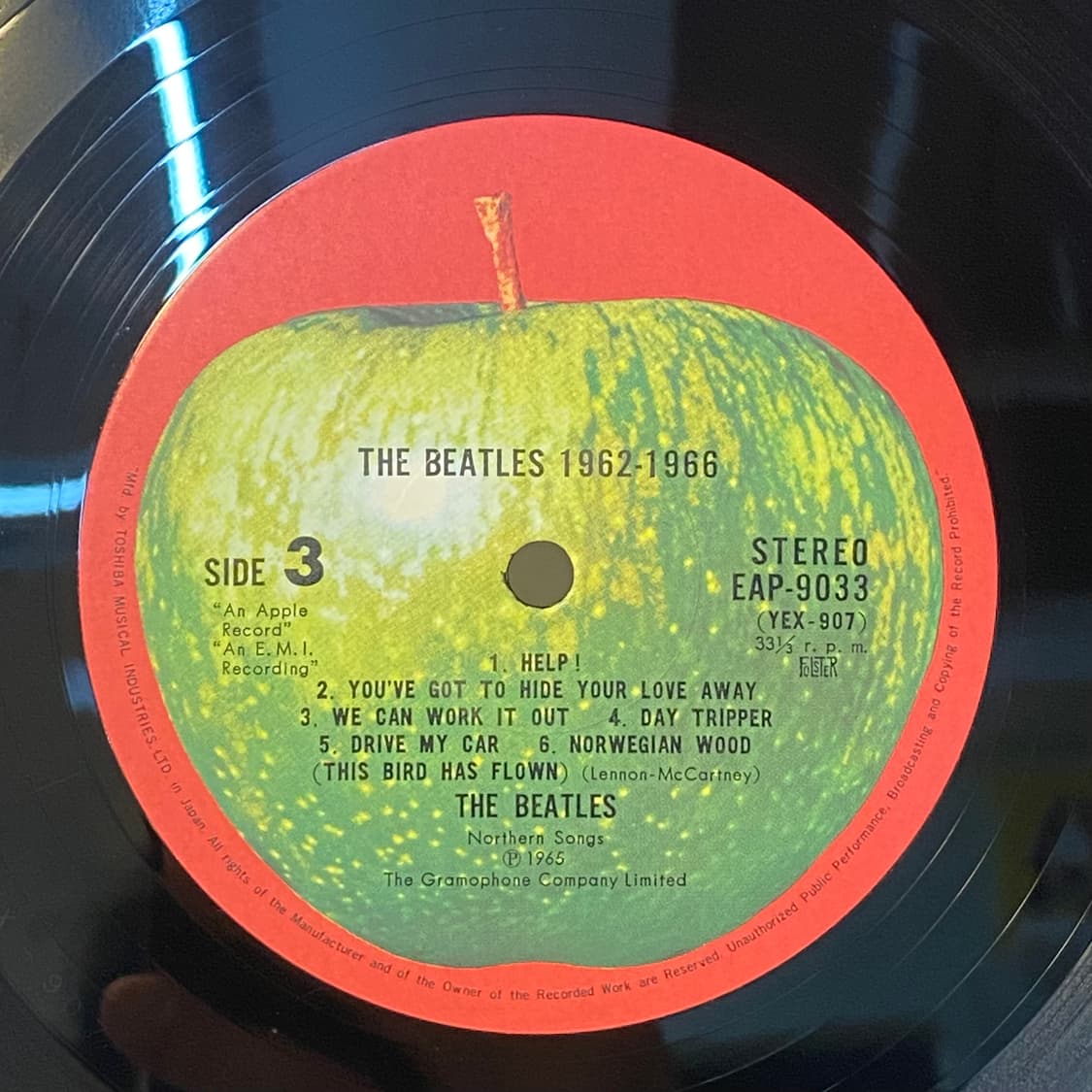 (LP-일본반) The Beatles - 1962-1966 (Red Al 상품이미지6