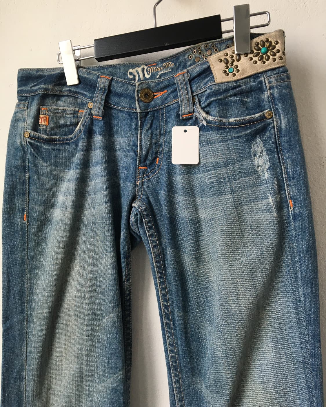 Western mood concho point denim pants 상품이미지5