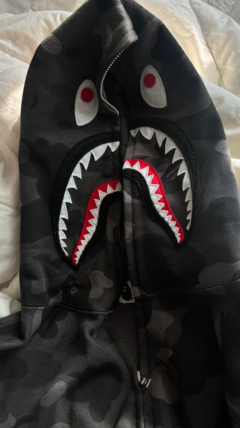 베이프 흑계 후드집업 s 상품이미지6