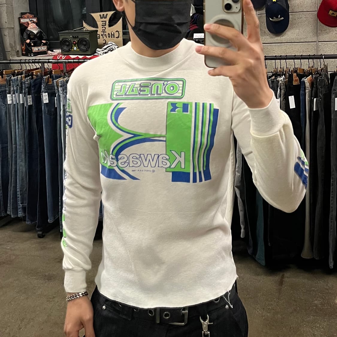 80s 가와사키 모토크로스 져지 (95) 상품이미지7