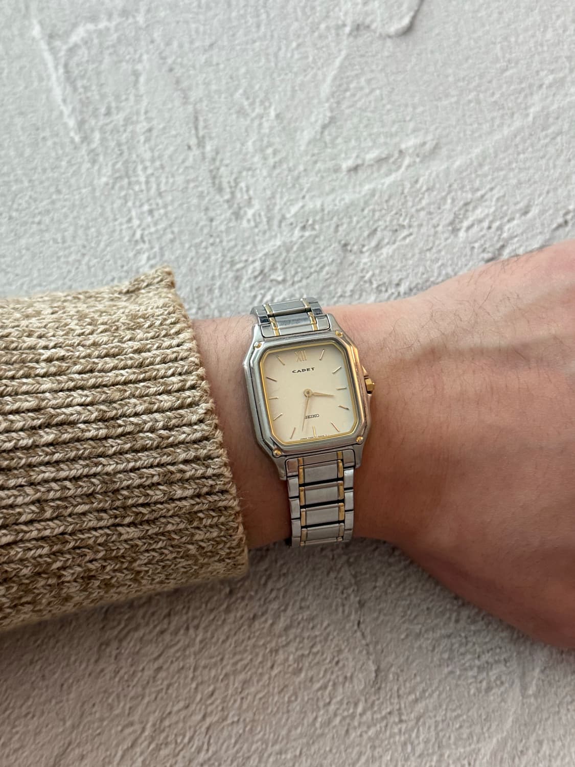 Seiko 세이코 Cadet 스퀘어 콤비 상품이미지6