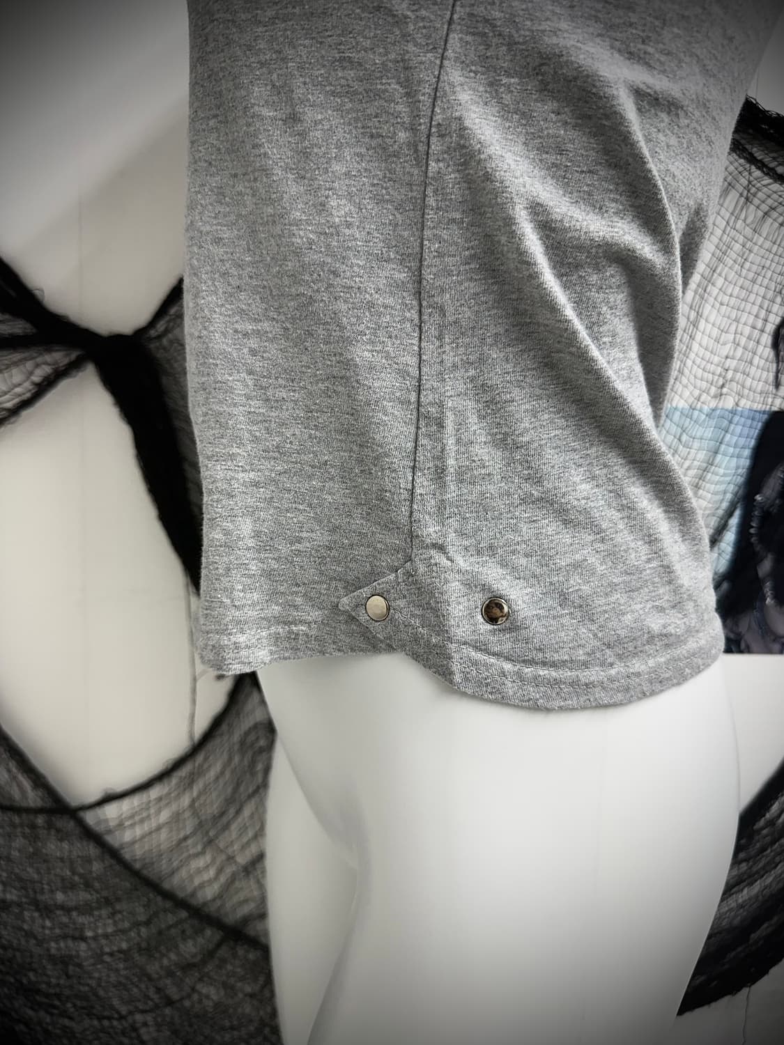 Punk printing hoodie halfsleeve 상품이미지5