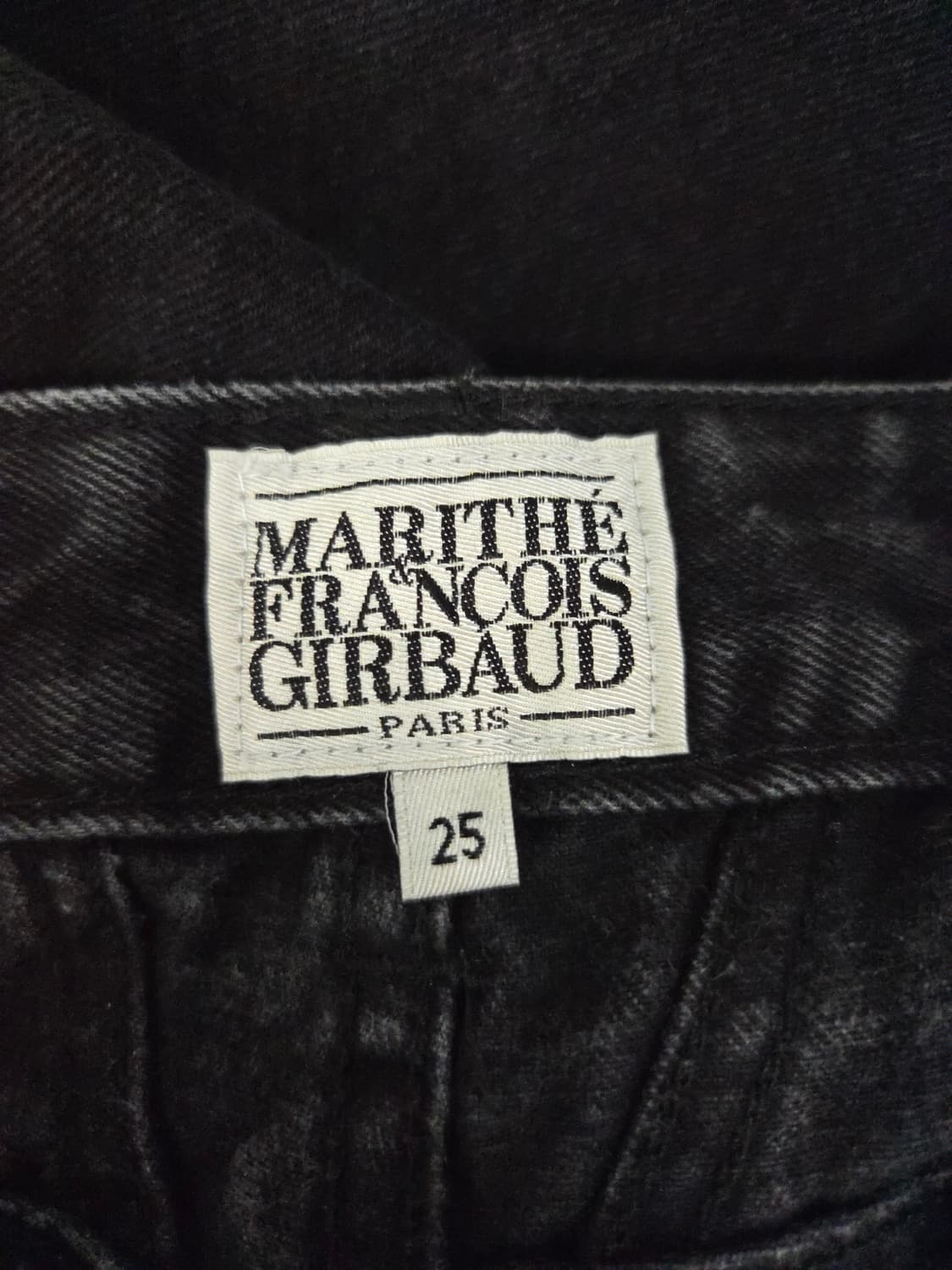 마리떼 프랑소와 저버 우먼스 블랙 데님 팬츠 상품이미지7