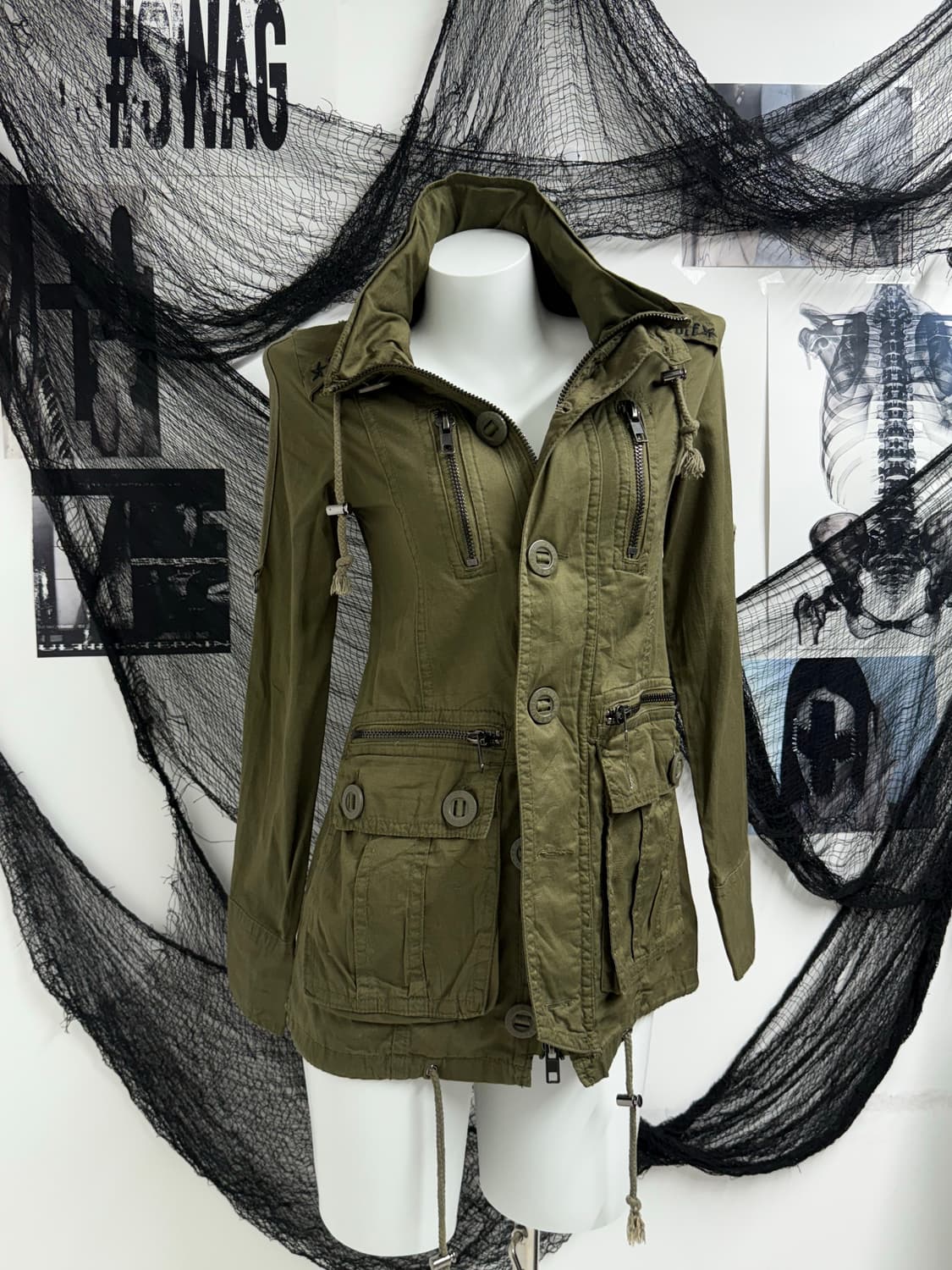 Ghost of harlem two way zipper jacket 상품이미지1