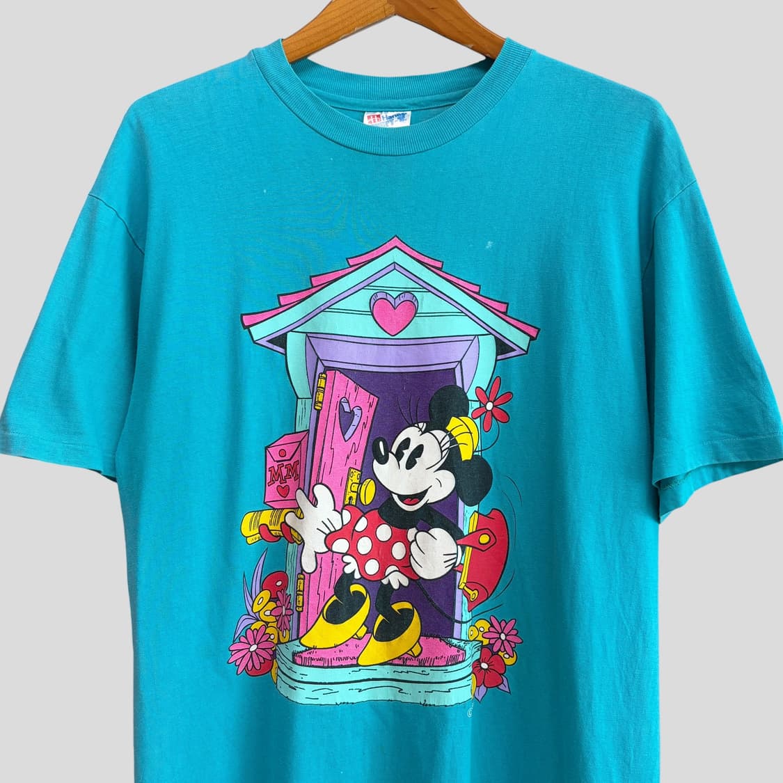 (L)90s Hanes 디즈니 미니마우스 빈티지 반팔티셔츠 상품이미지2