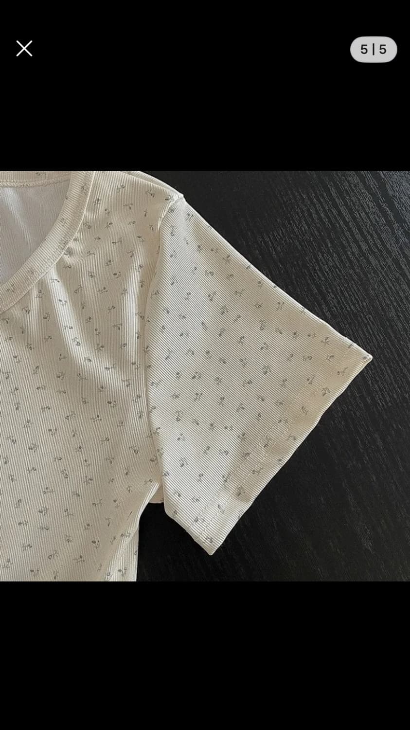 플라워  반팔티 상품이미지5