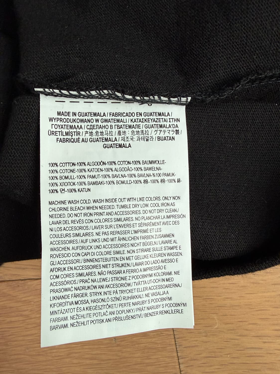 [L] 반스 볼트 x WTAPS 더블탭스 포켓 롱슬리브 긴팔 티셔츠 상품이미지5