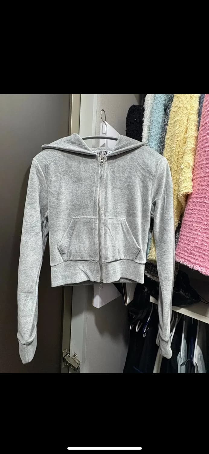 가비존 베르 후드집업(그레이, 블랙) 상품이미지7