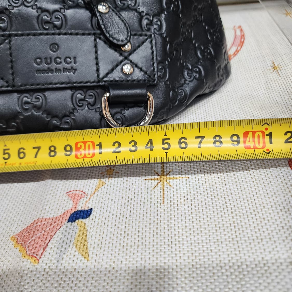 구찌 시마 레더 블랙 남성 크로스백&힙색 상품이미지9