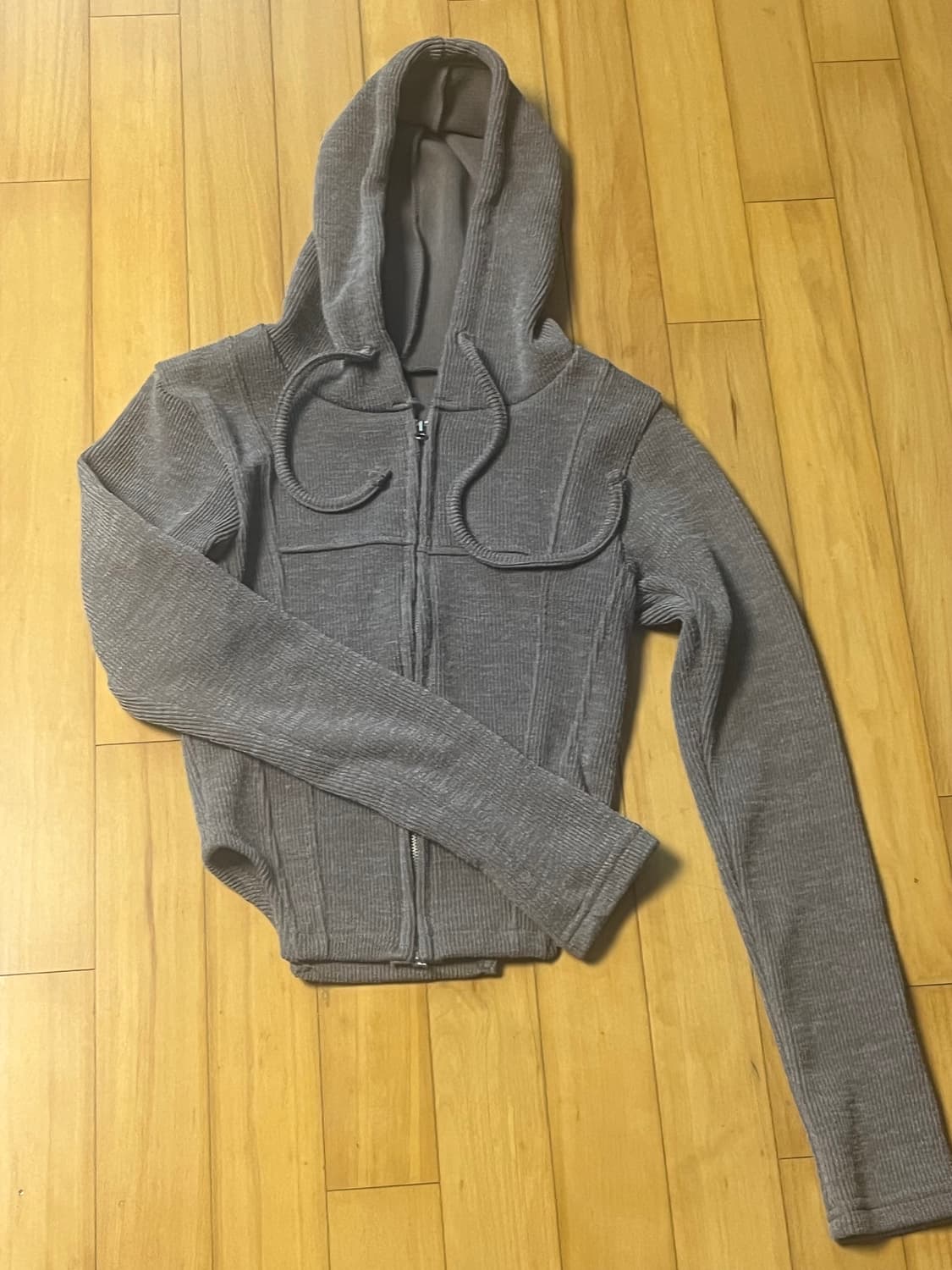 블랙업 코코아 후드집업 상품이미지2