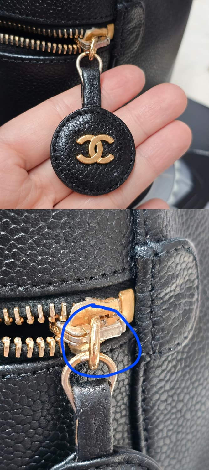 샤넬캐비어베니티백 정품  상품이미지8