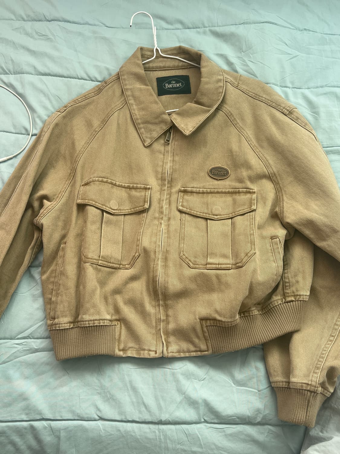 더바넷 Tessie Cotton Blouson_Camel 블루종 자켓 상품이미지4