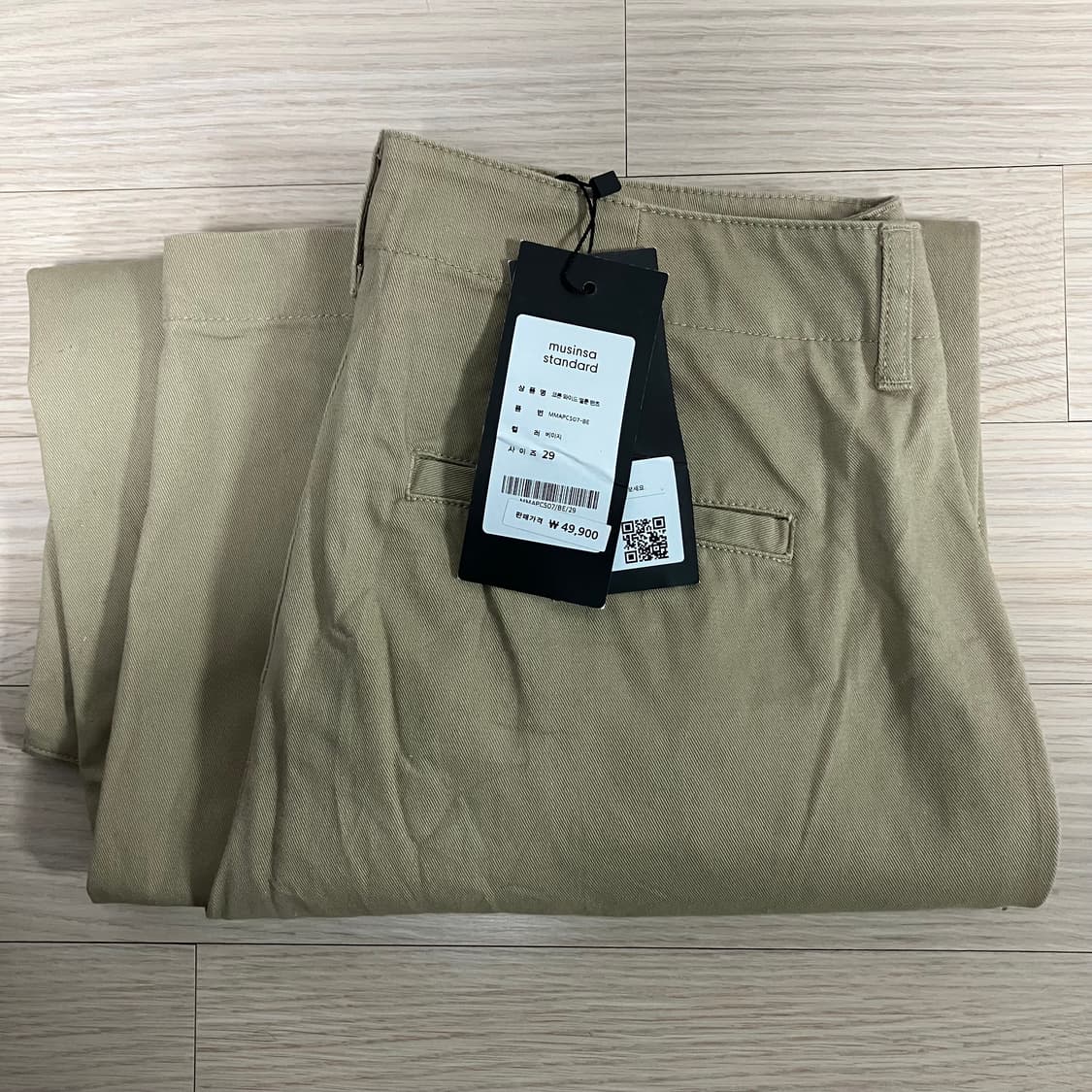 [새상품] 무신사 코튼 와이드 벌룬 팬츠 상품이미지2