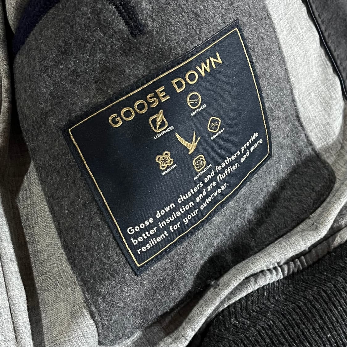 [97] 맨온더분 스웨이드 구스 가죽패딩 상품이미지8