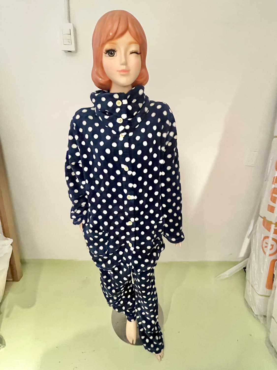 네이비 도트 수면 파자마 🌀 상품이미지8