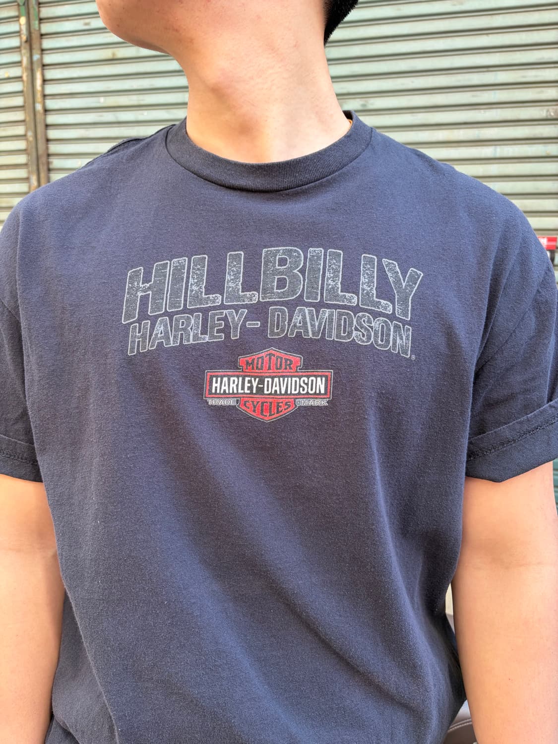 Harley Davidson Hillbilly print faded T 상품이미지8