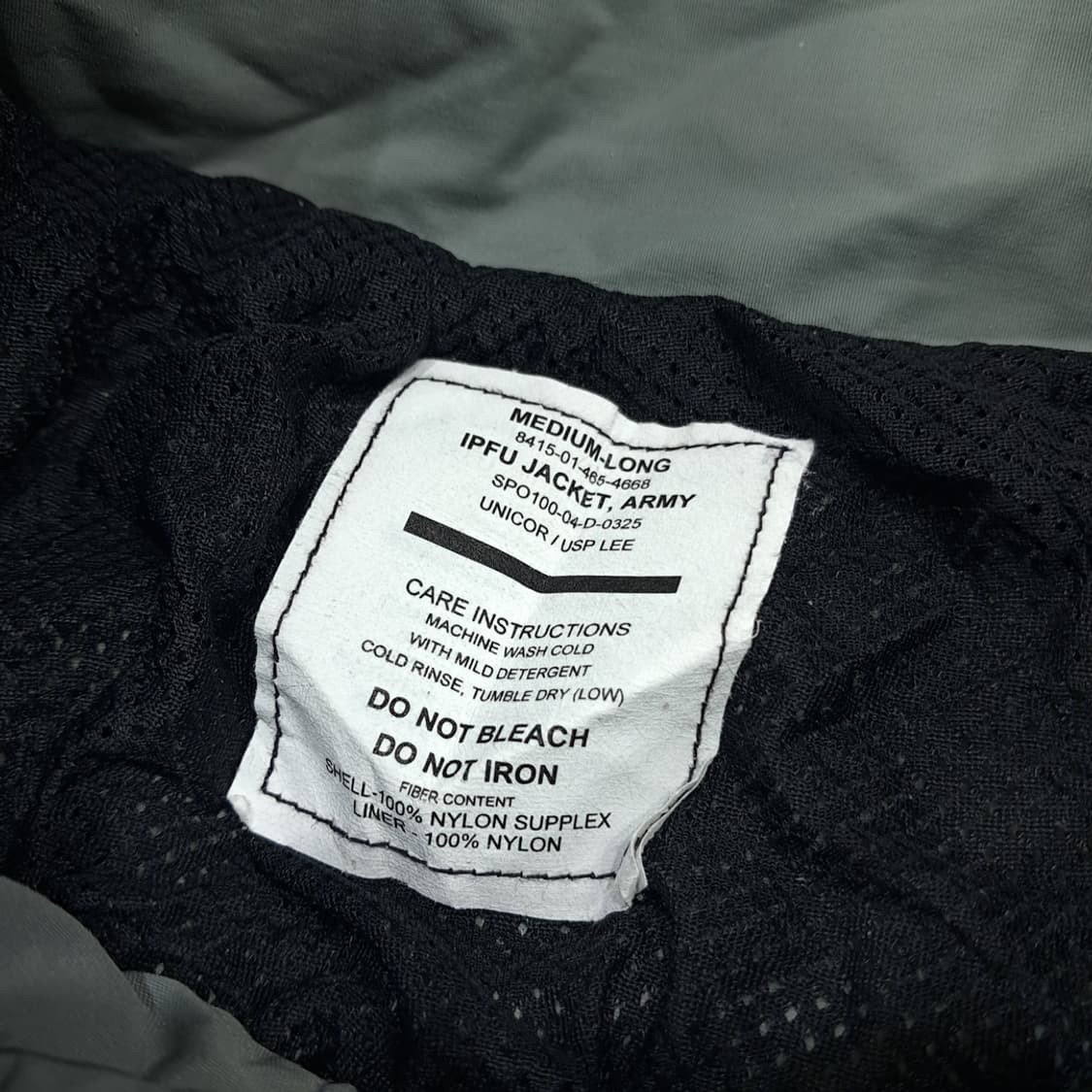 CL545 M IPFU 1세대 미국판 미육군 00s 바람막이 자켓 상품이미지3