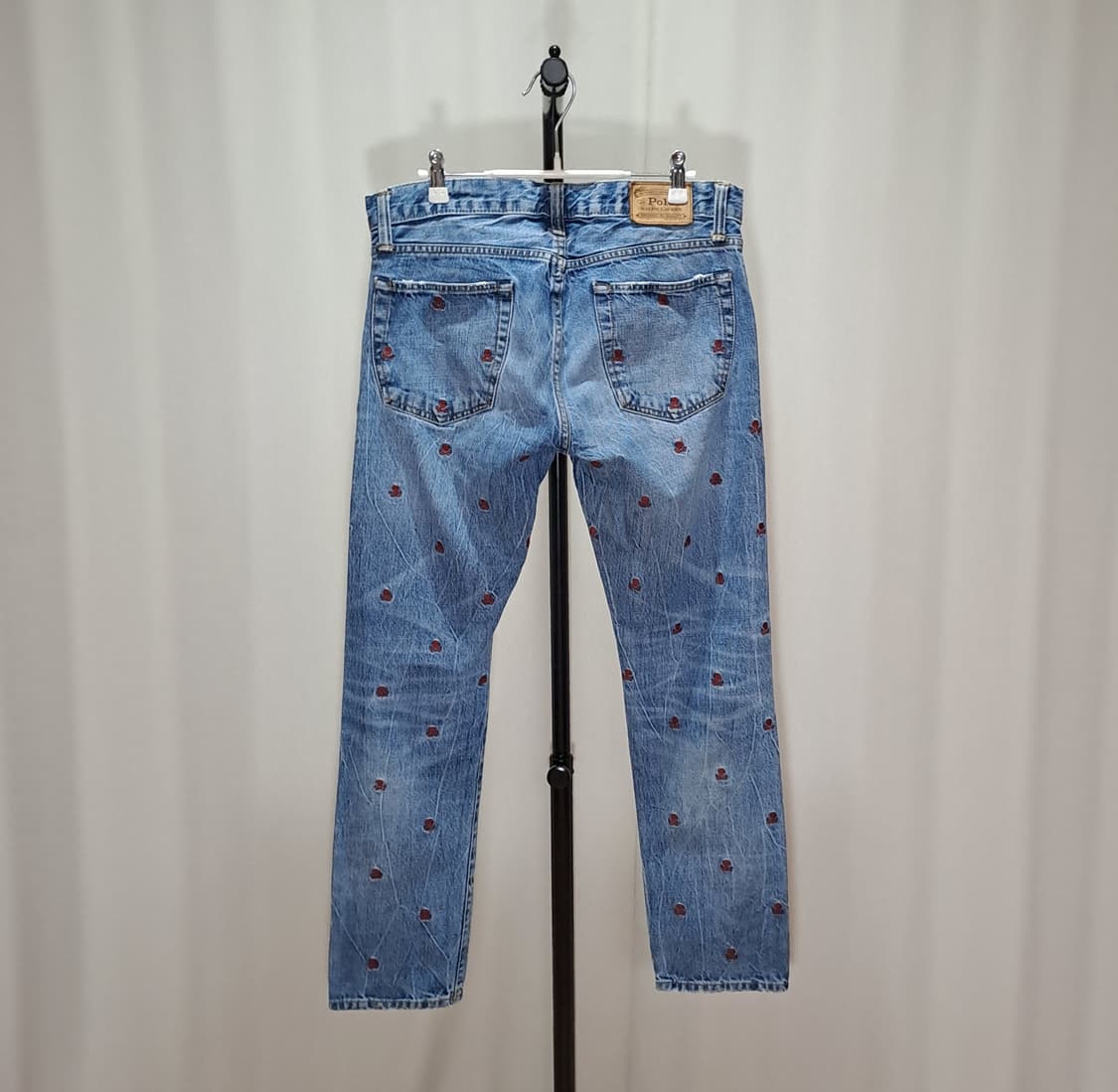 (택포) 폴로 랄프로렌 해골 자수 데님팬츠 31 A971 상품이미지5