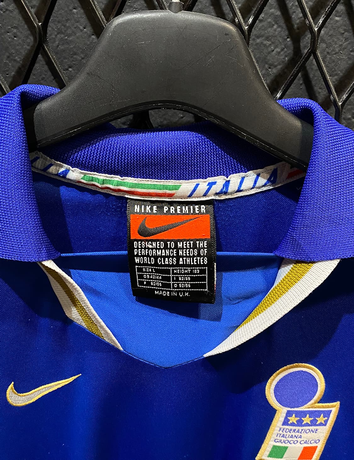 96/97 이탈리아 홈 델피에로 긴팔 (M) 상품이미지10