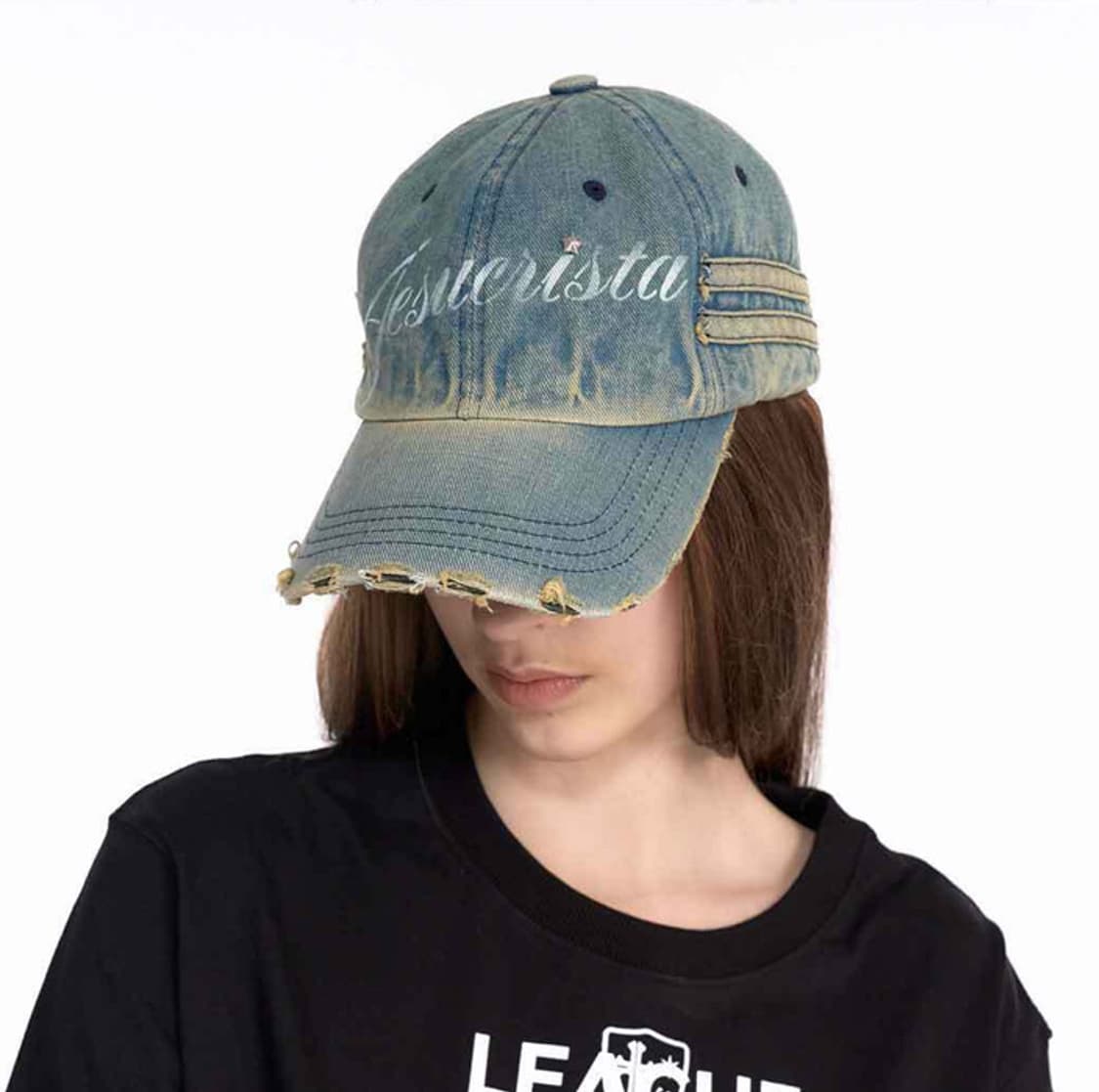 2000아카이브스 빈티지 데님 볼캡 상품이미지3