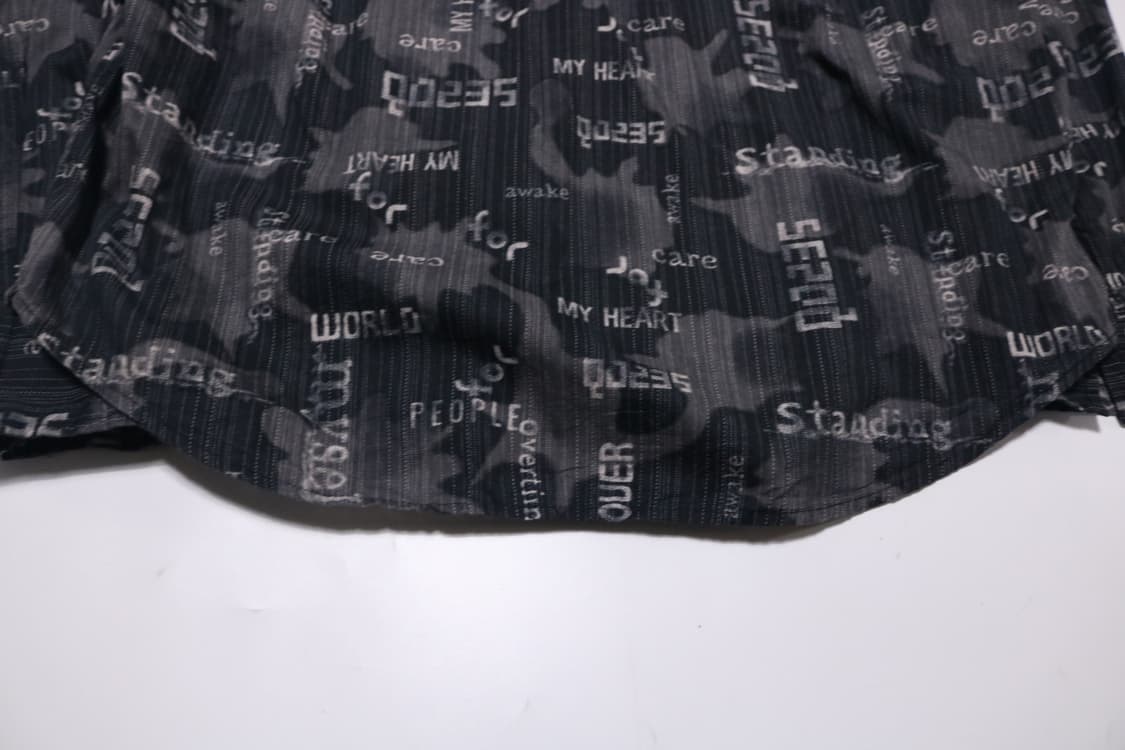 SPINASH 스피나쉬 블랙 타이포 그래픽 셔츠 상품이미지9