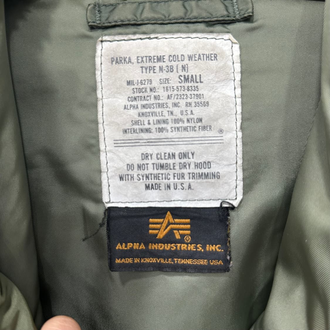 알파인더스트리 N-3B 야상점퍼 상품이미지3