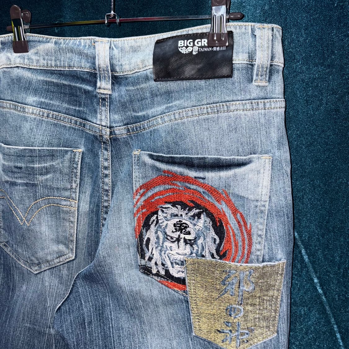 (31) 재패니즈 오니 자수 데님 팬츠 made in JAPAN 상품이미지5