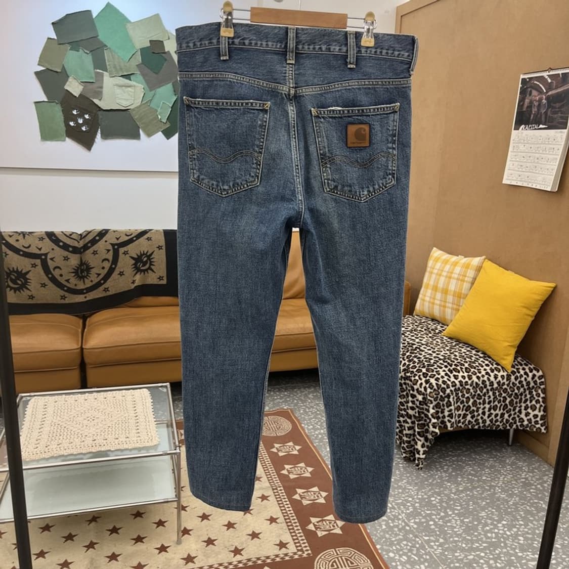 칼하트 WIP 올드스쿨 레트로 빈티지 데님 청바지 30인치 C10042 상품이미지4