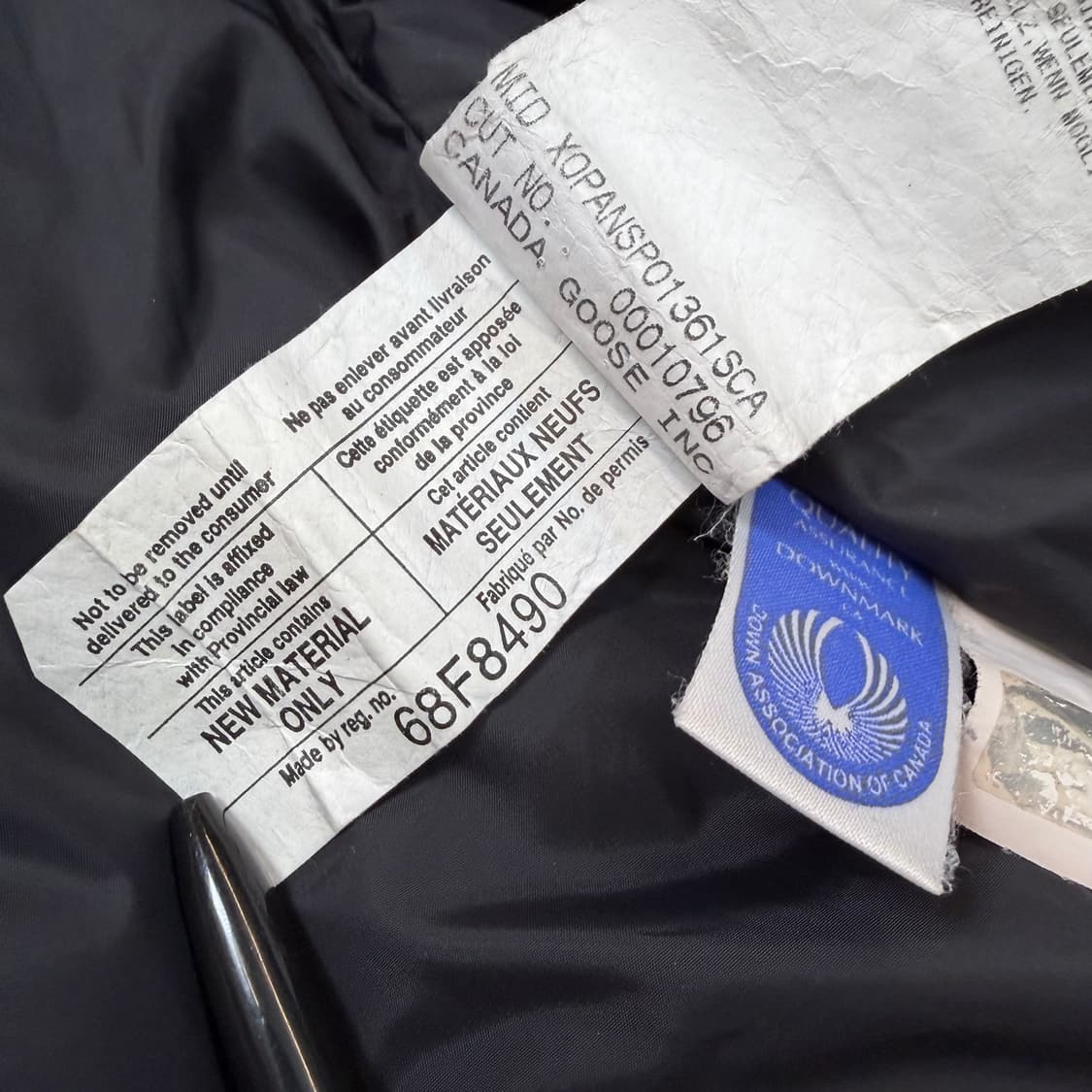 캐나다구스 우먼스 몬테벨로 오렌지 다운 패딩 xs 상품이미지9