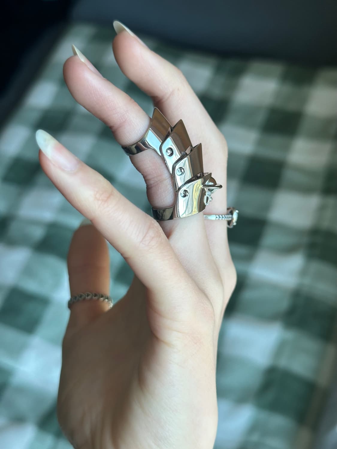 마지막 할인 ! 급처) 비비안웨스트우드 아머링 실버 xs 상품이미지6