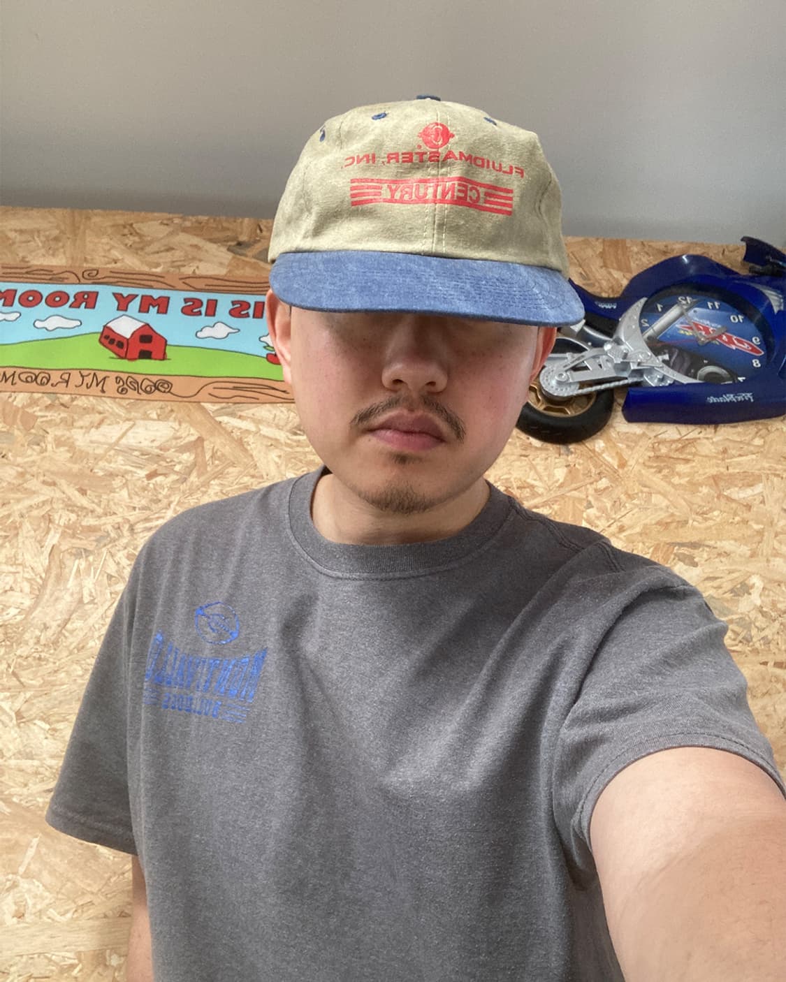 Vintage washed two-tone 캡 상품이미지6