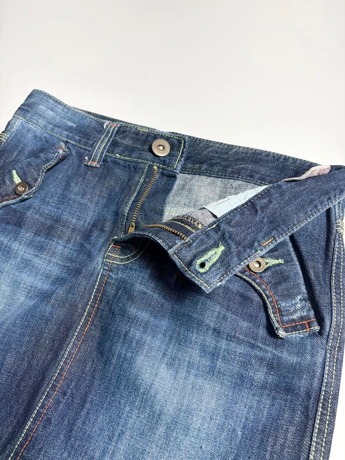 Phoenix Jeans 유니크 포켓 데님 미니 스커트 R1943 상품이미지3