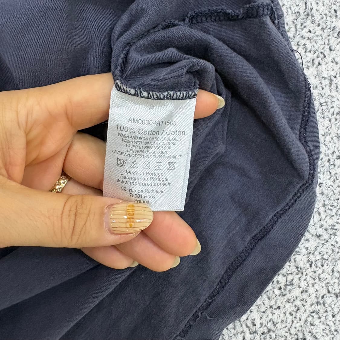 M 폭스 패치 남성 반팔 티셔츠 0415J 상품이미지6