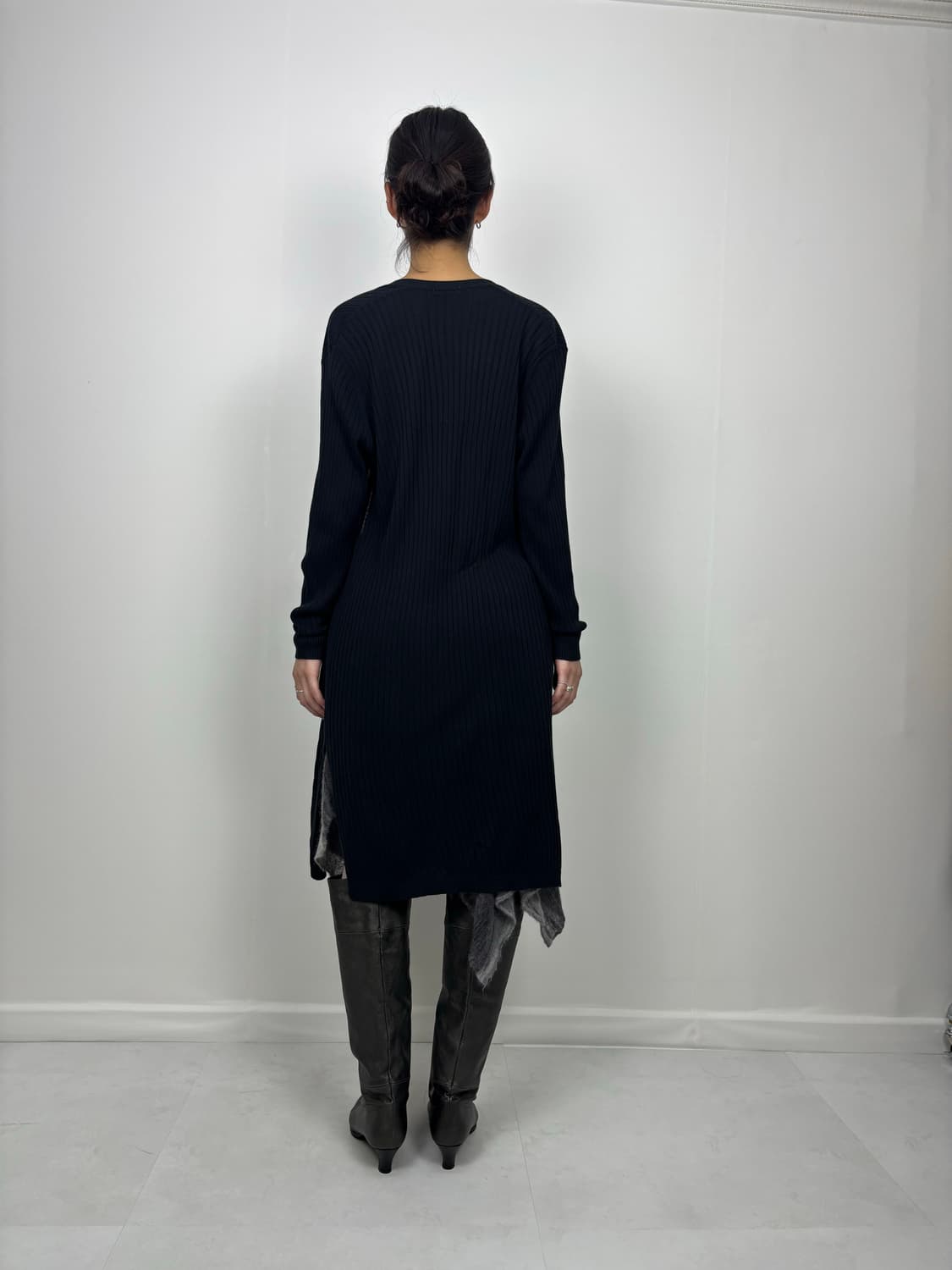 LONG KNIT SLIT CARDIGAN 상품이미지3