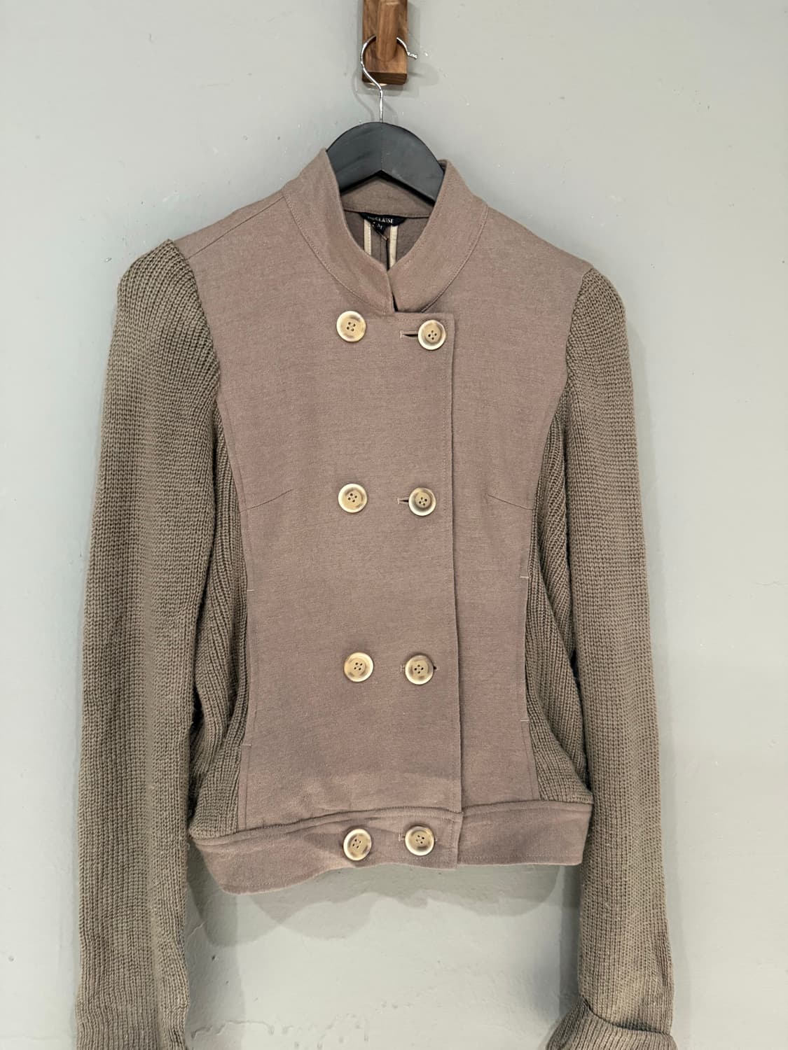 2-button knit mix detail jacket 상품이미지8