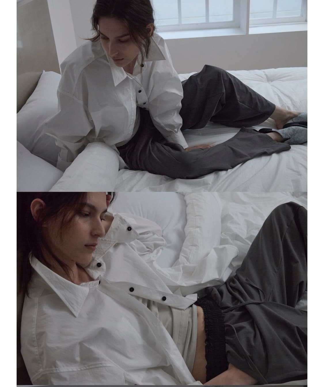 [새상품] jabhua.room 잡화룸 화이트 셔츠 상품이미지8