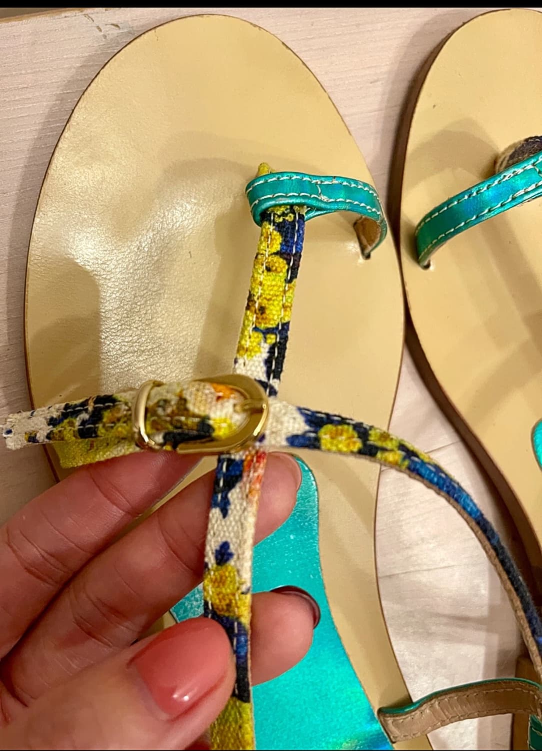 MSGM 플라워 패턴 여성 샌들 37/240 상품이미지4