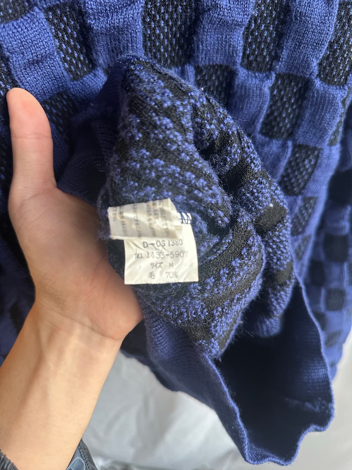 Mr.JUNKO koshino 체크 니트 상품이미지6