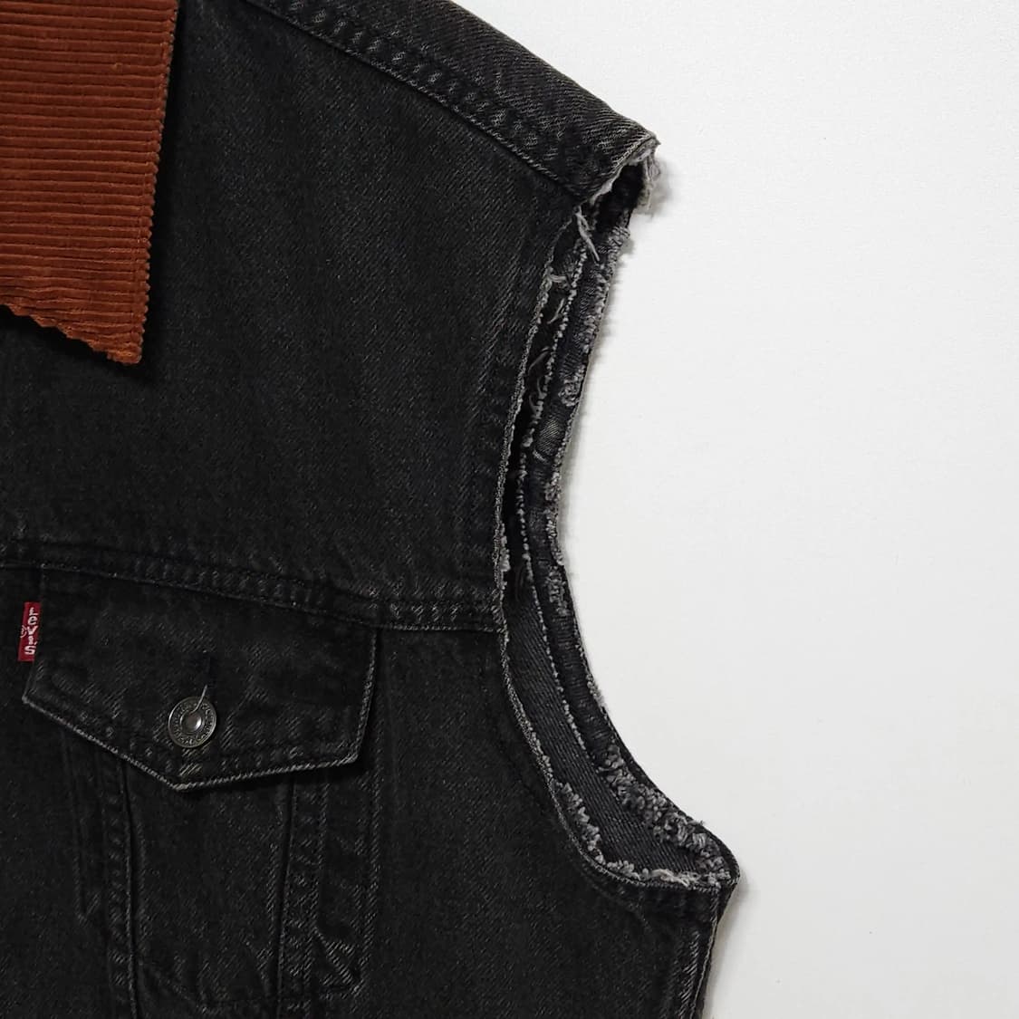 105)LEVIS 리바이스 커스텀 베스트 데님 자켓 상품이미지5