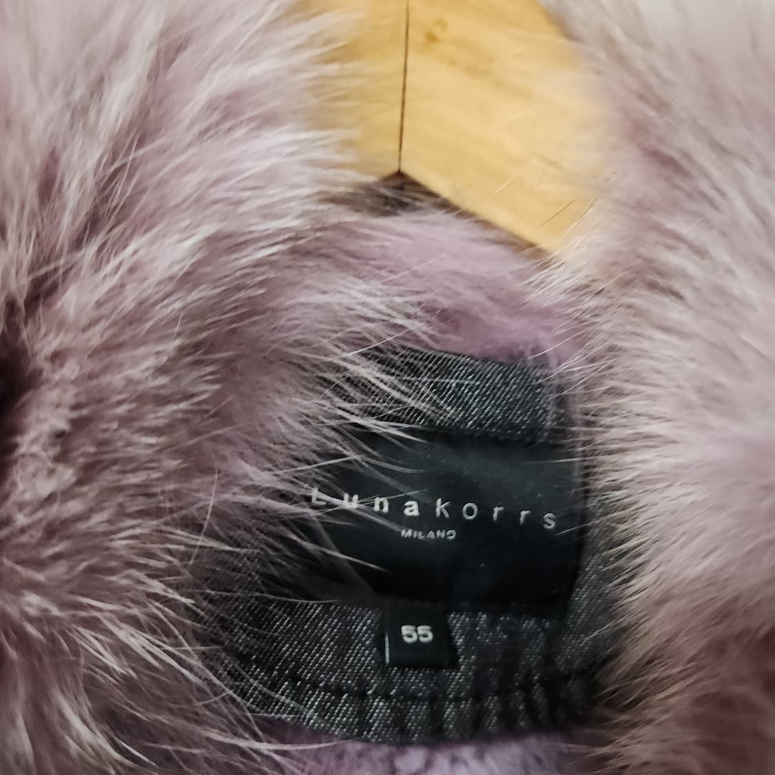H218 [55] Luna Korrs Milano 모피배색 무스탕 상품이미지2
