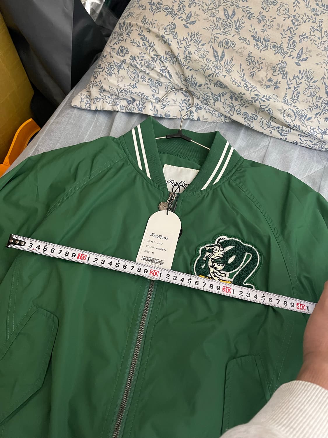 말본 그린 봄버 자켓 상품이미지9