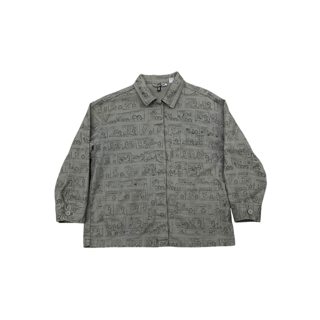 h&m 가필드 카툰 셔츠 자켓 상품이미지2