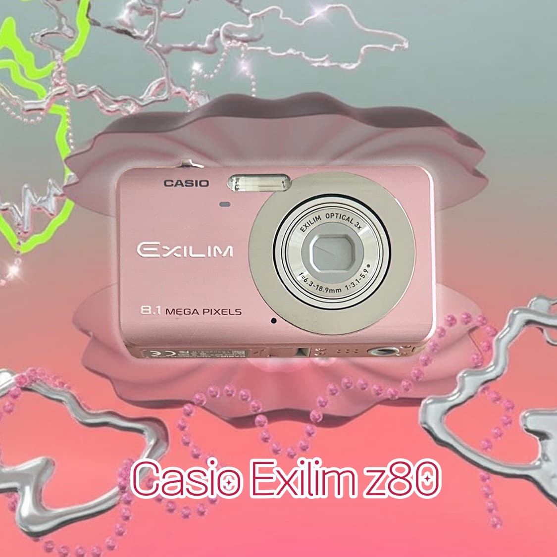 카리나픽!) 카시오 엑슬림 z80 casio exilim 핑크 상품이미지2