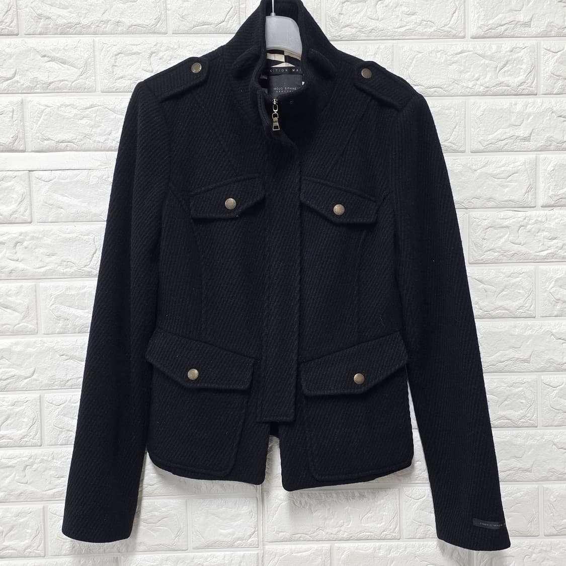 택포// S 모조에스핀 코듀로이 블랙 자켓 상품이미지1