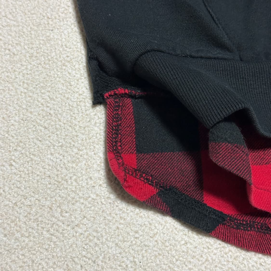 라이프워크 W 빅로고 레이어드 후드 상품이미지7