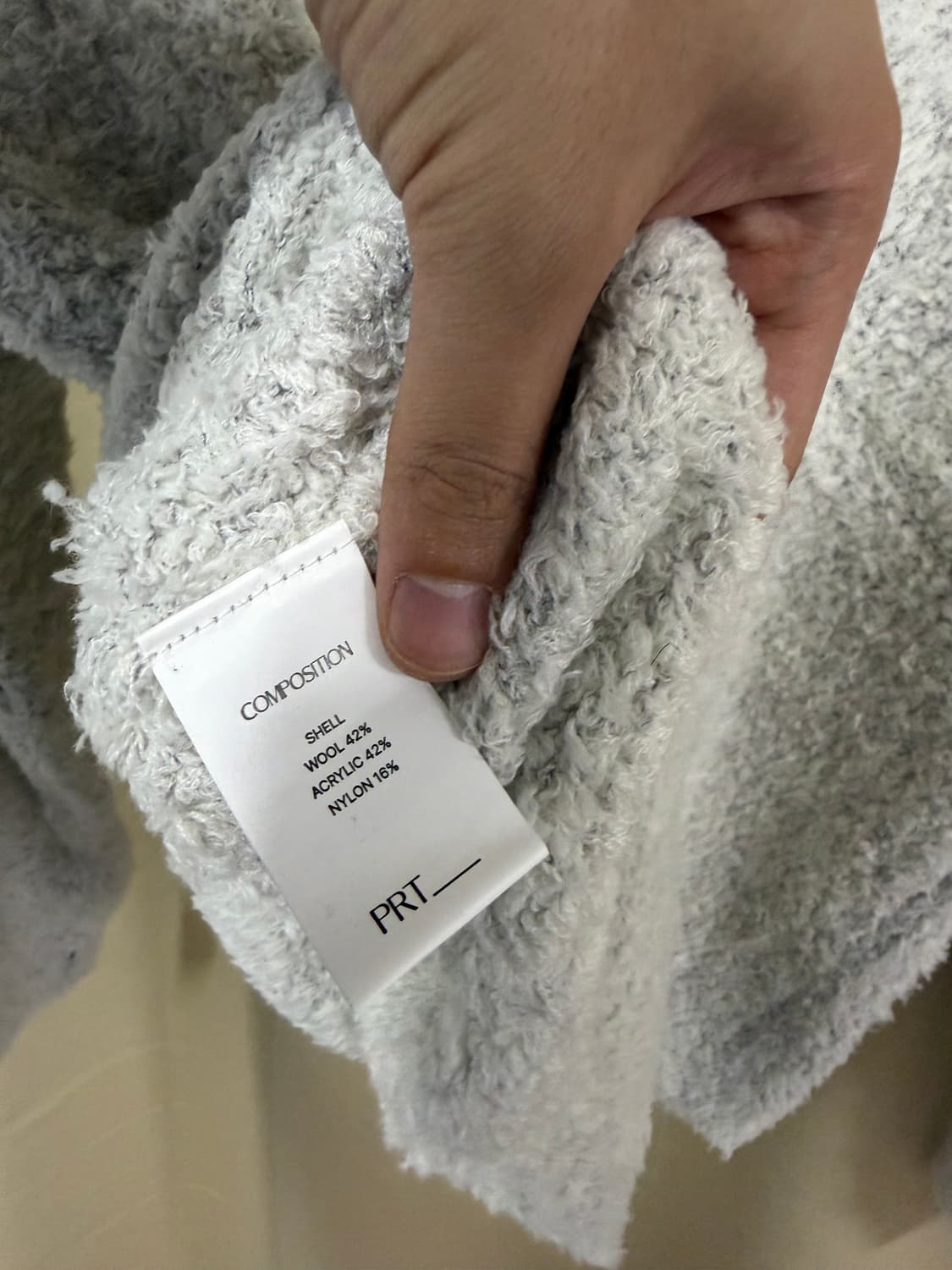 [2] 피알티 블랭크 BOUCLE KNIT FULLOVER 상품이미지7