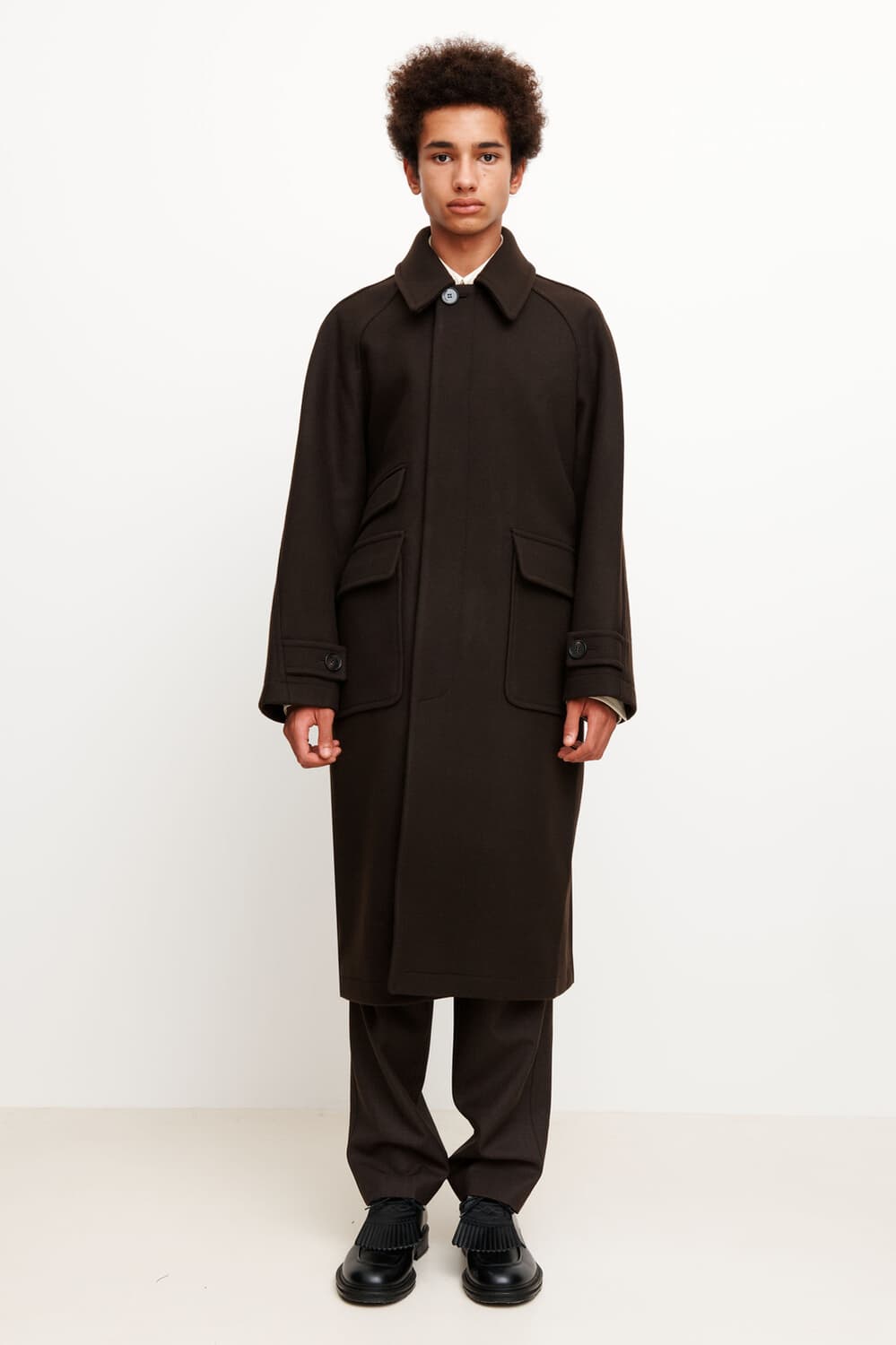 투어리스트 발마칸 코트 브라운 상품이미지1